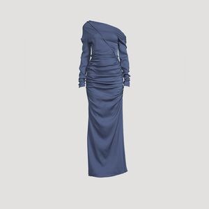 Christopher Esber Blue Column Dress